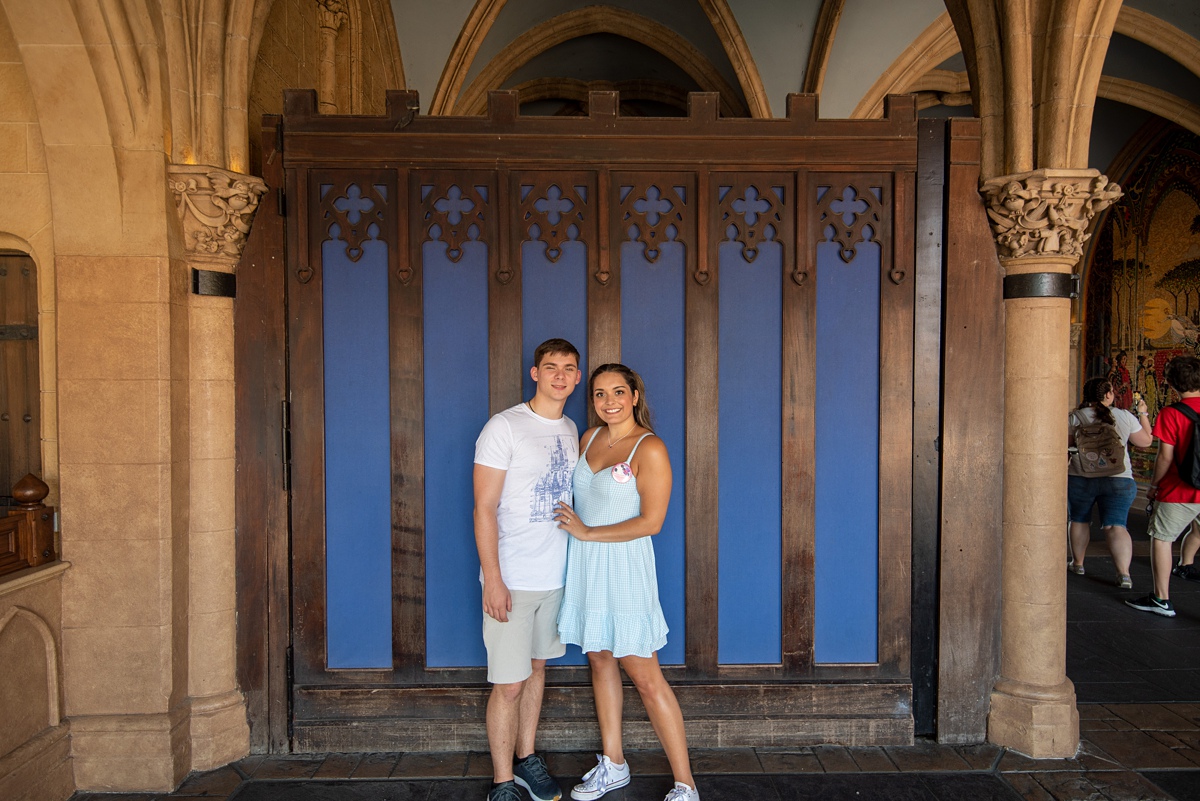 Disney's Magic Kingdom Proposal Photography