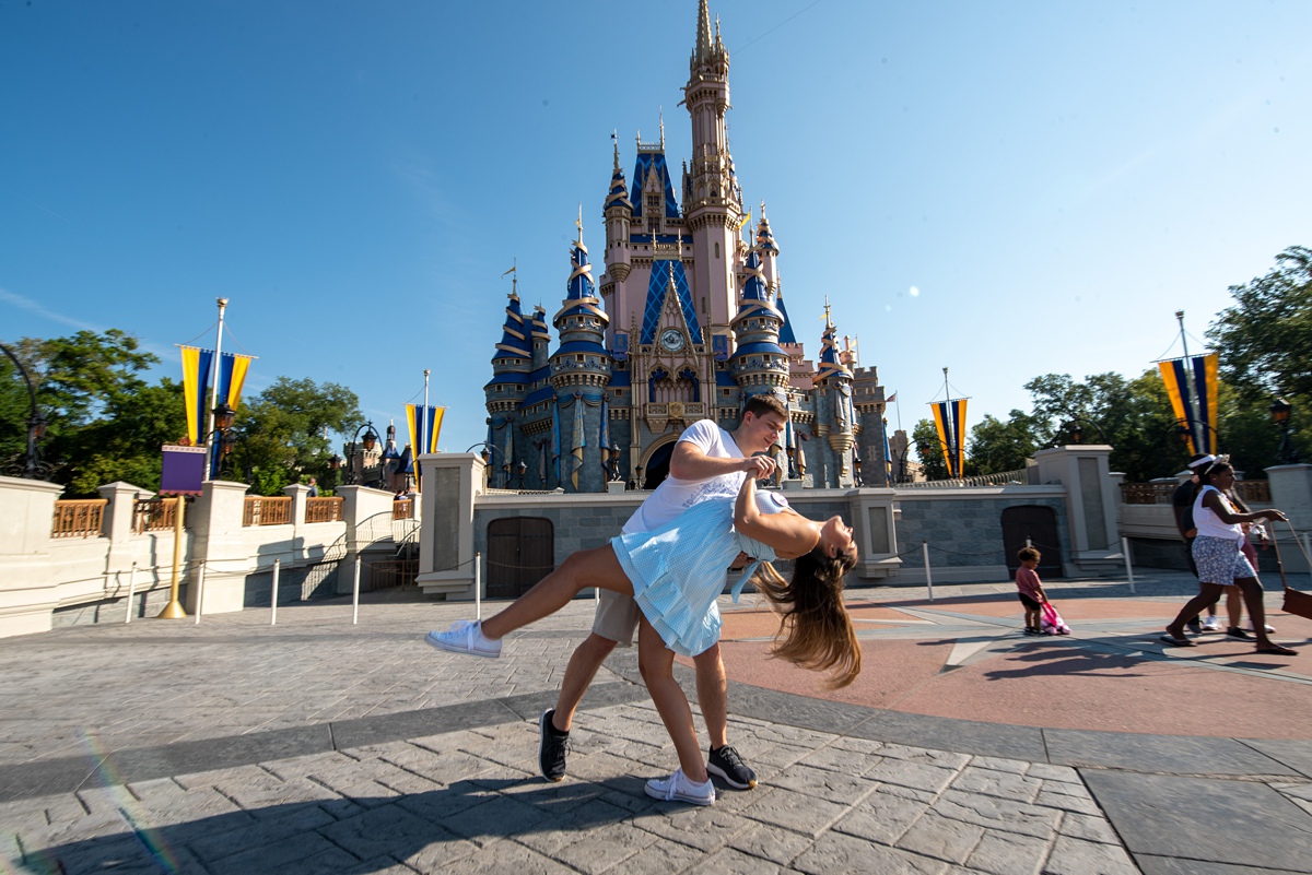 Disney's Magic Kingdom Proposal Photography