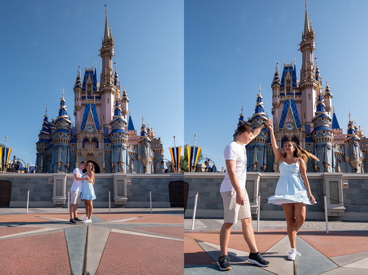 Disney's Magic Kingdom Proposal Photography