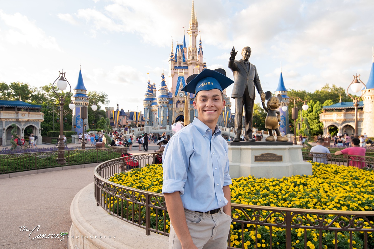 Senior Portraits at Disney's Magic Kingdom