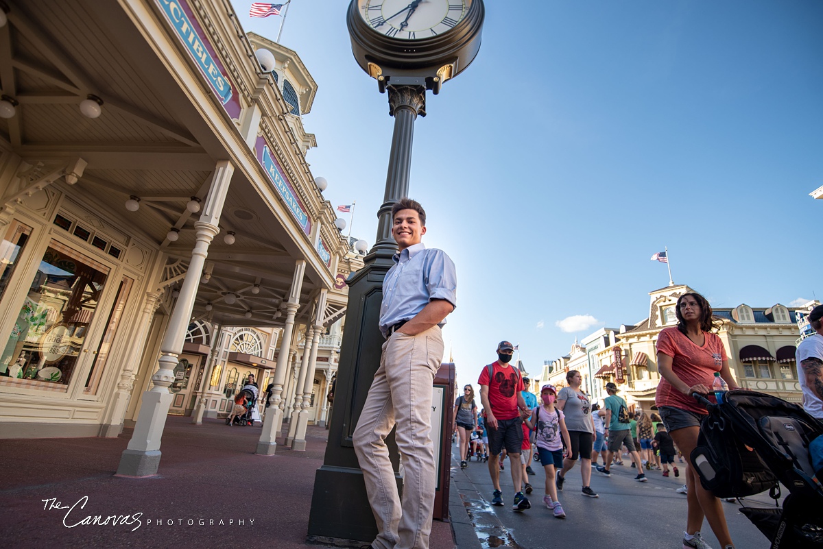 Senior Portraits at Disney's Magic Kingdom