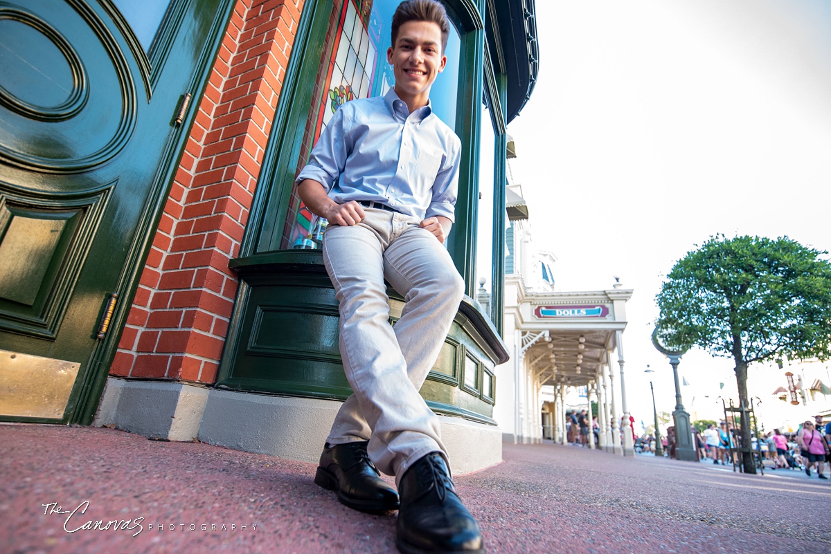 Senior Portraits at Disney's Magic Kingdom