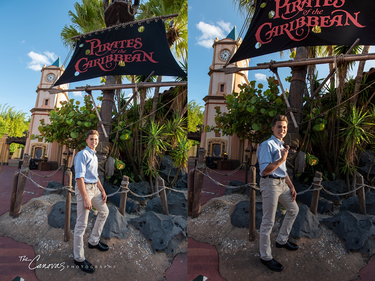 Senior Portraits at Disney's Magic Kingdom