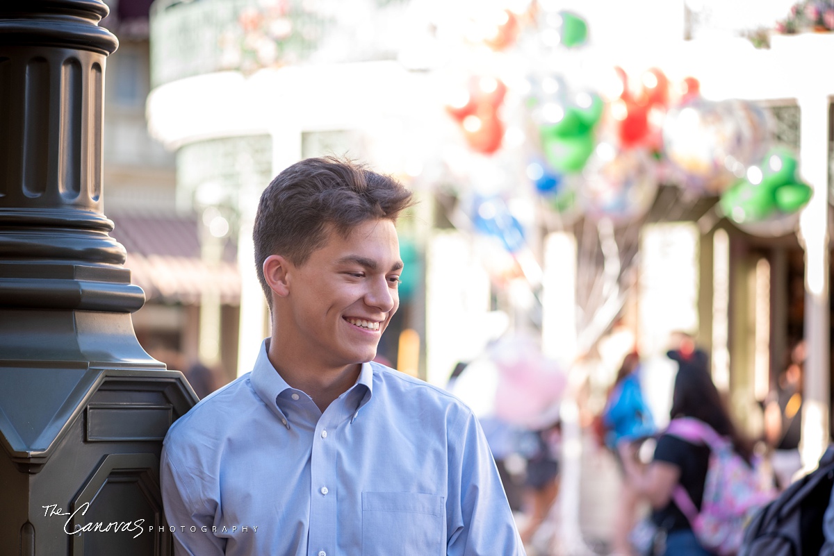 Senior Portraits at Disney's Magic Kingdom