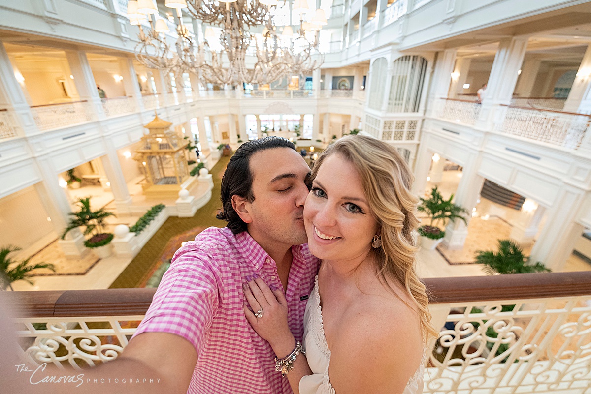Disney's Grand Floridian Resort Engagement Photoshoot 