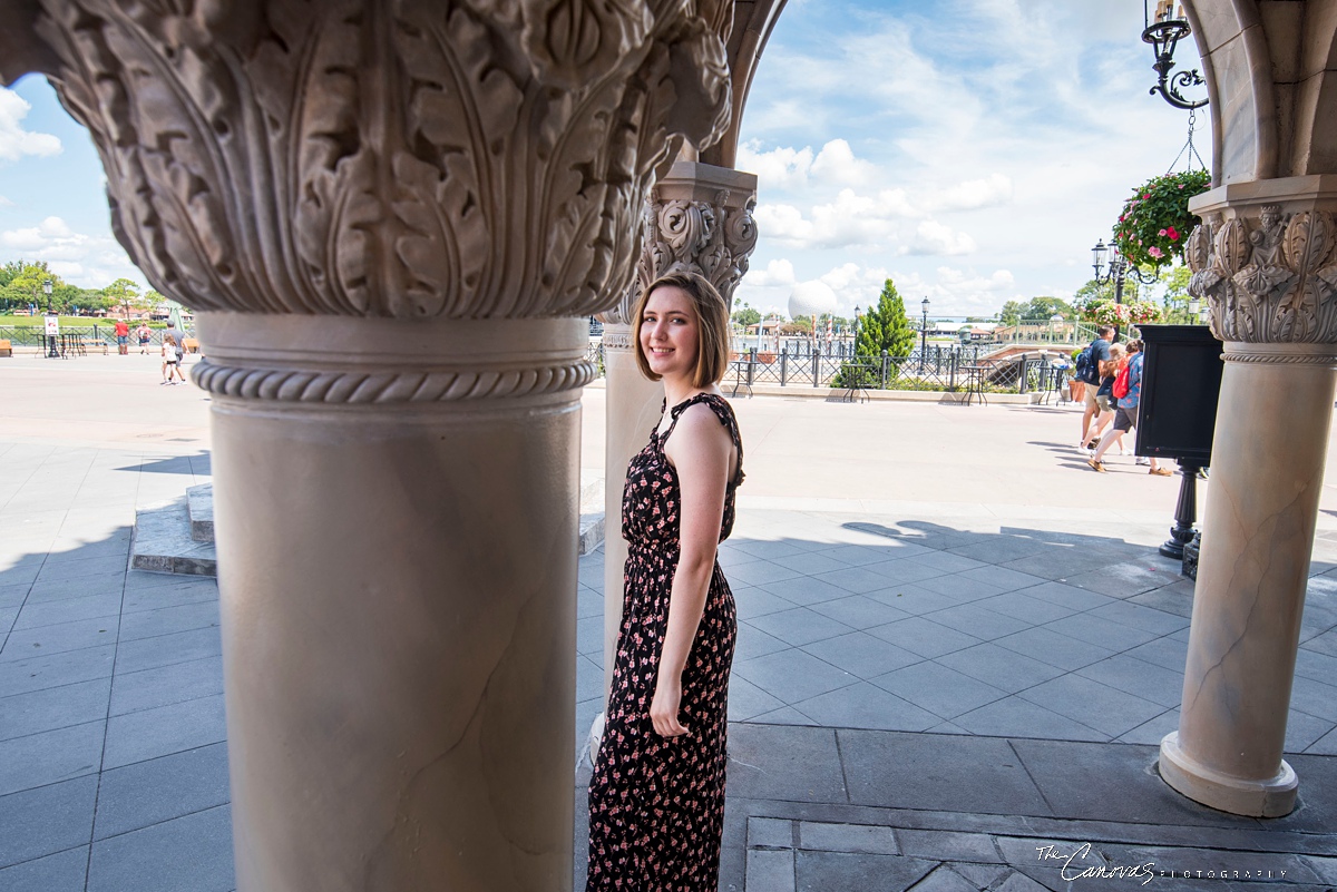 senior portraits epcot orlando