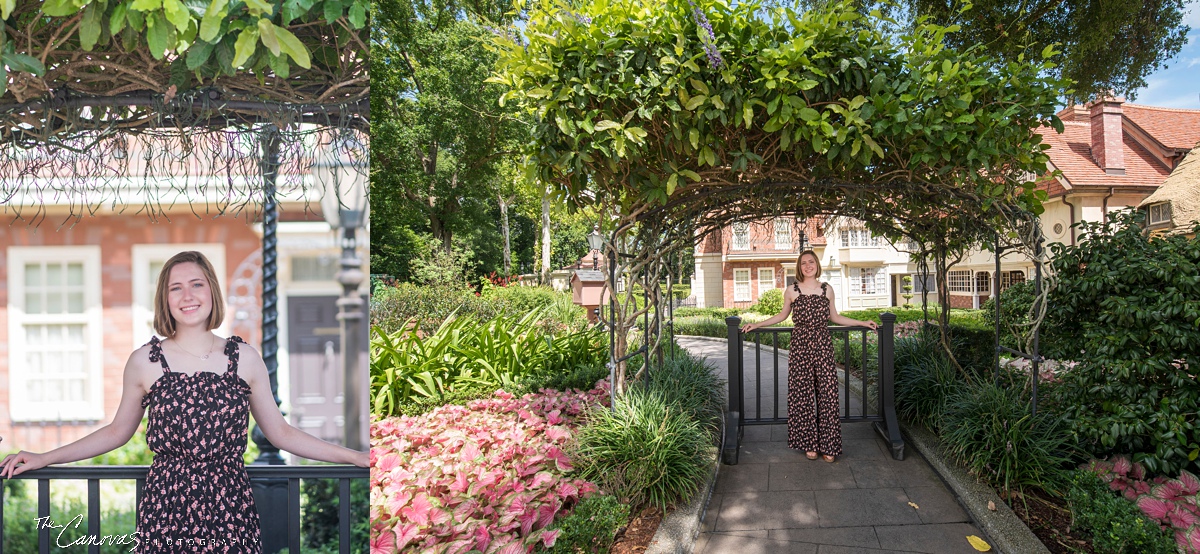 senior portraits epcot orlando