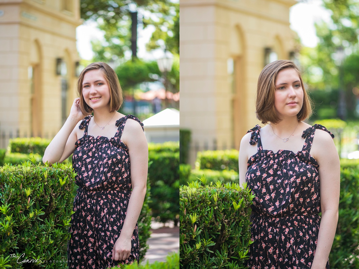 senior portraits epcot orlando