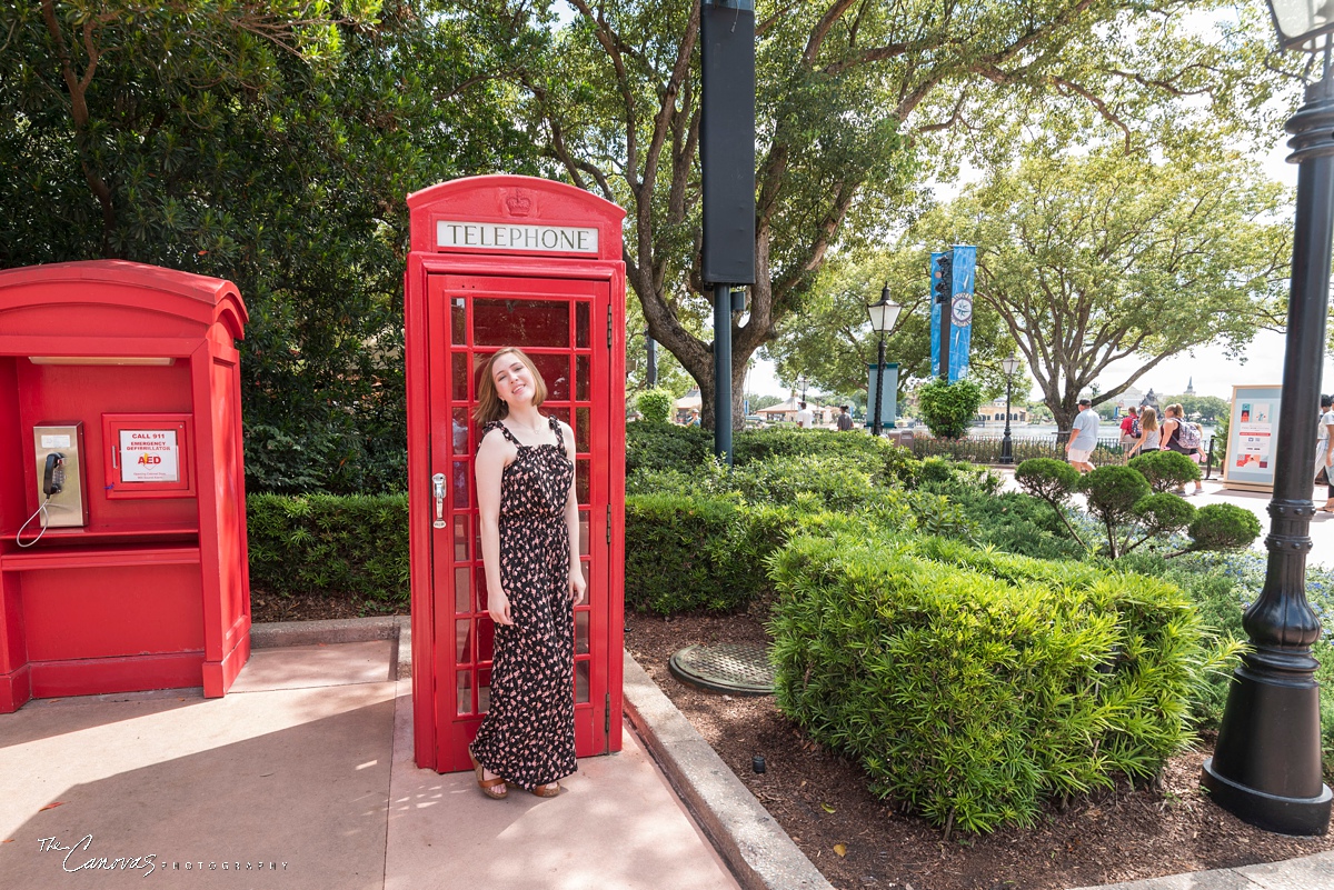 senior portraits epcot orlando
