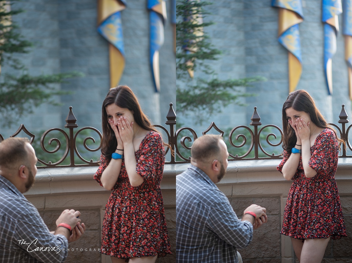 Proposal Photos at Magic Kingdom