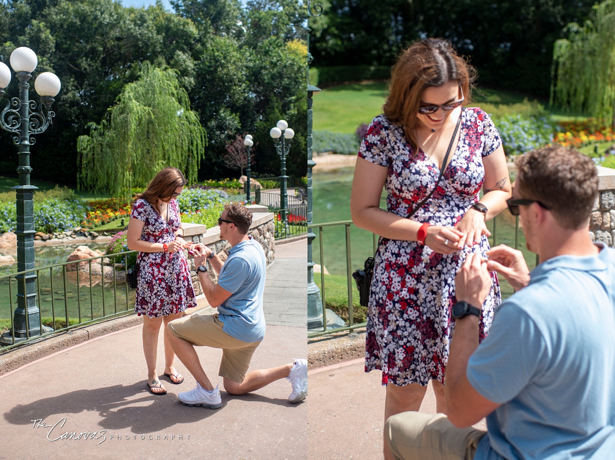 Proposal Photography at Epocot - Disney World