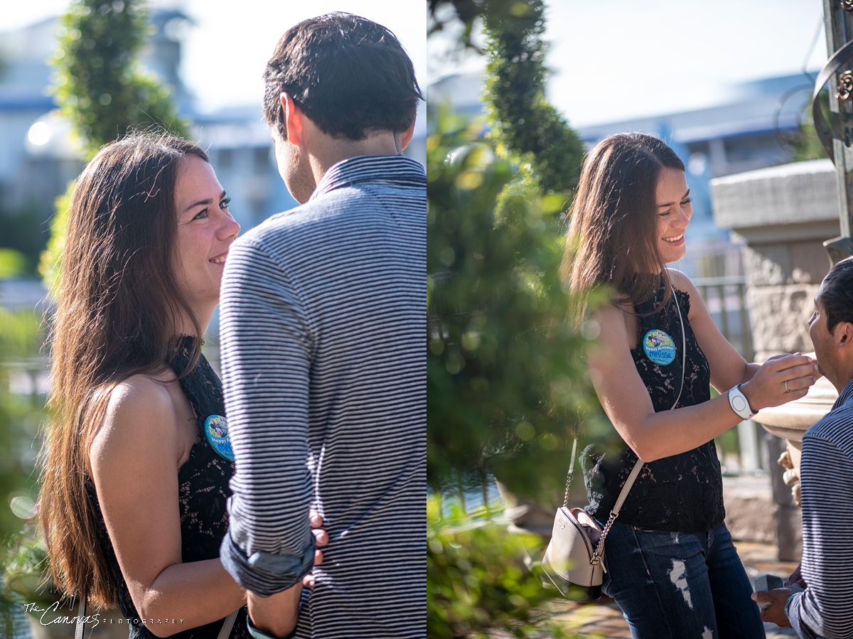 A Proposal at Magic Kingdom’s Wishing Well