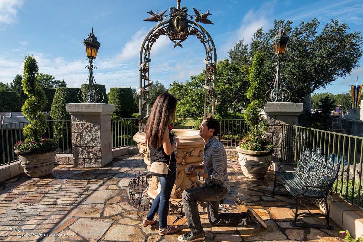 A Proposal at Magic Kingdom’s Wishing Well