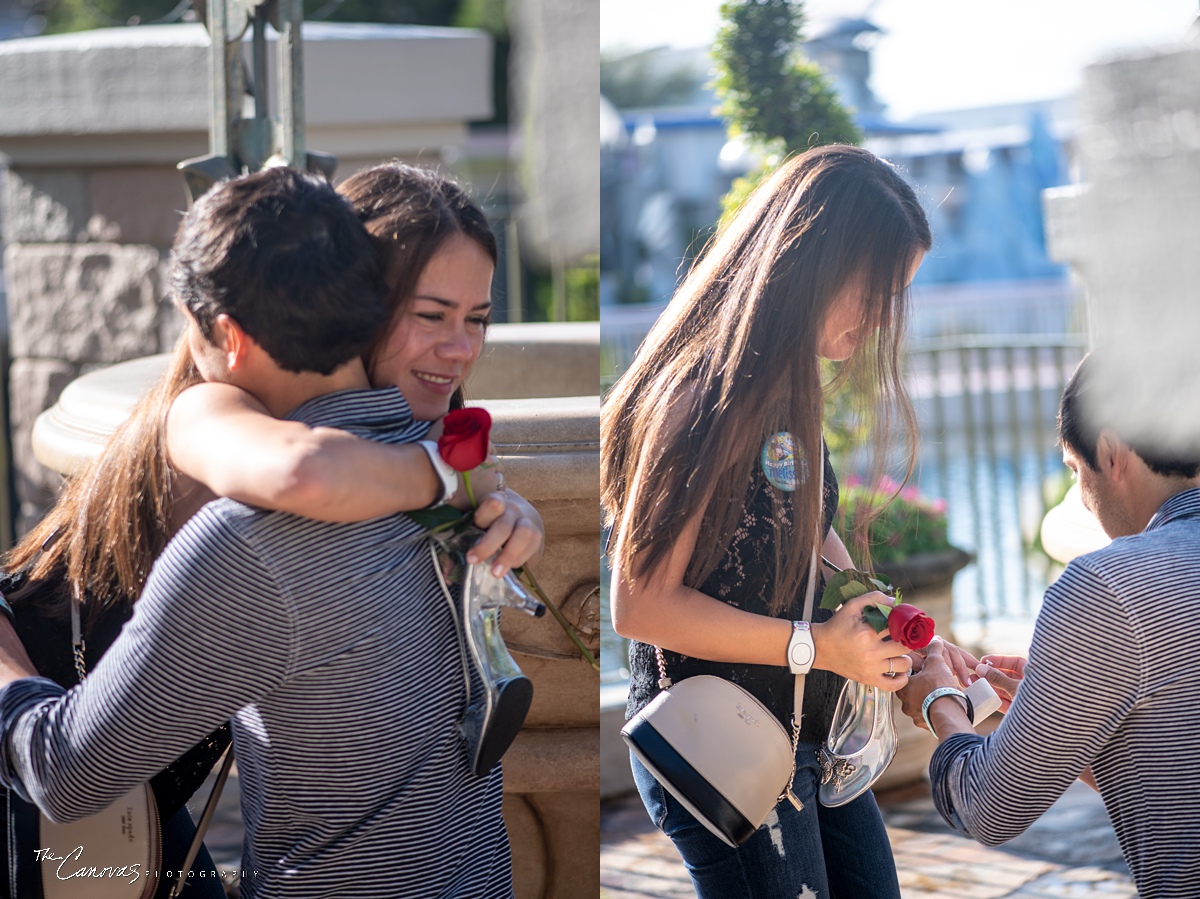 A Proposal at Magic Kingdom’s Wishing Well