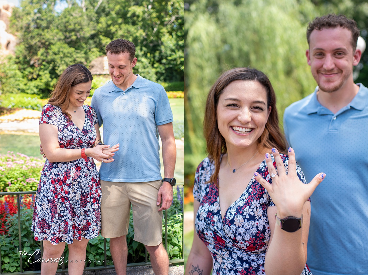 Proposal Photography at Epocot - Disney World