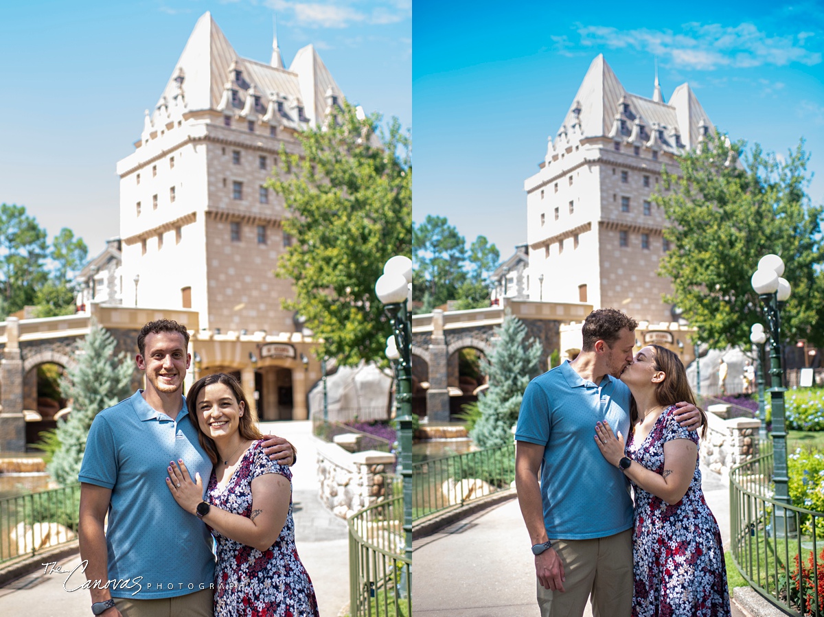 Proposal Photography at Epocot - Disney World