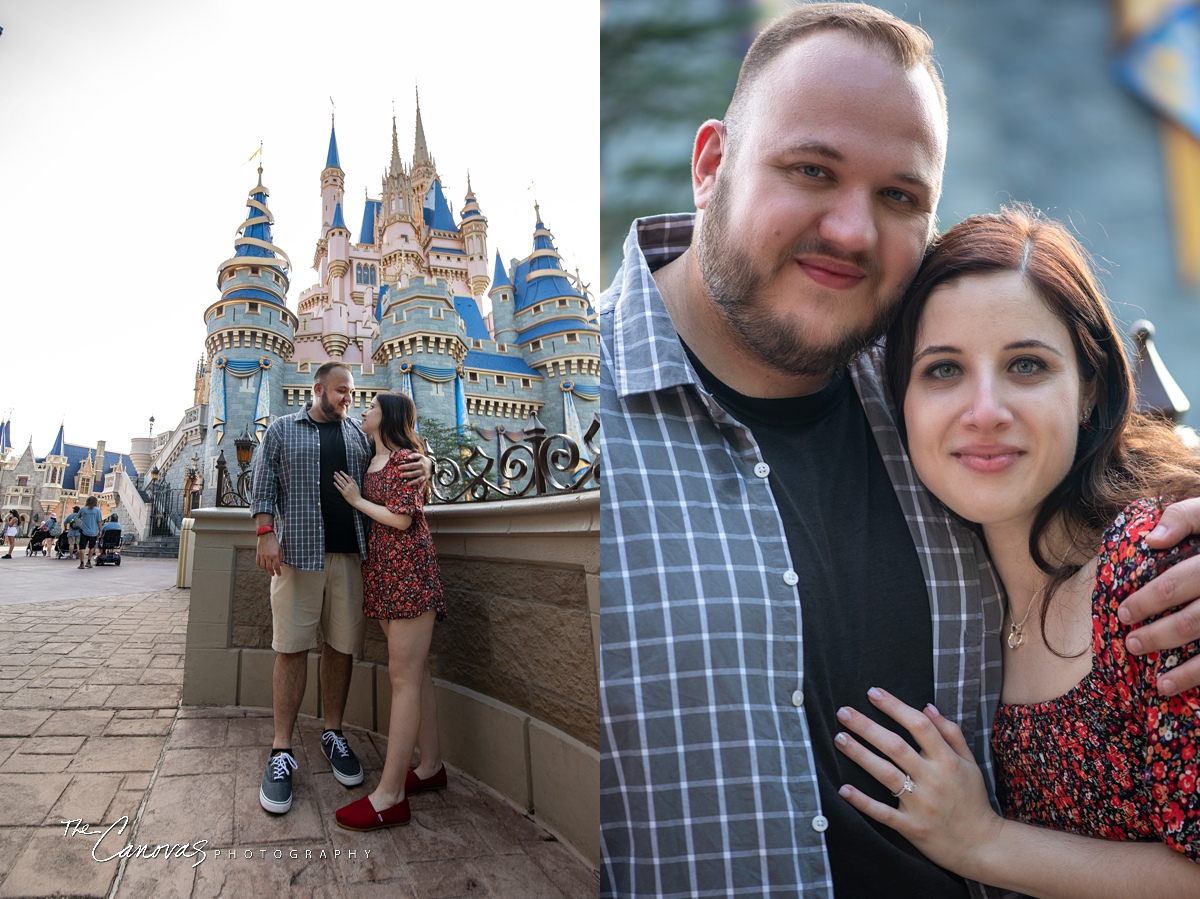 Proposal Photos at Magic Kingdom