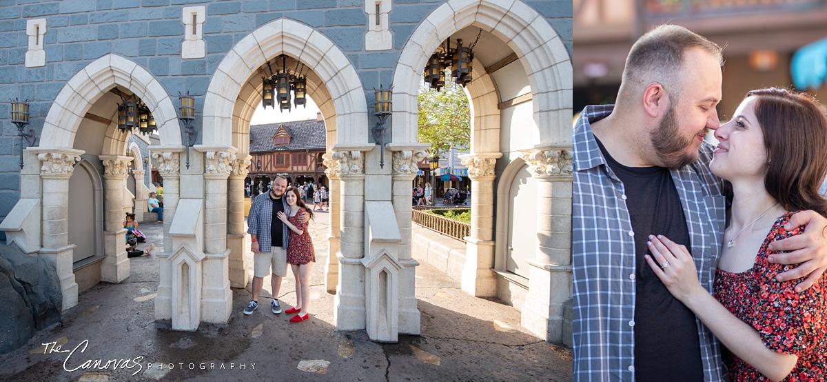 Proposal Photos at Magic Kingdom