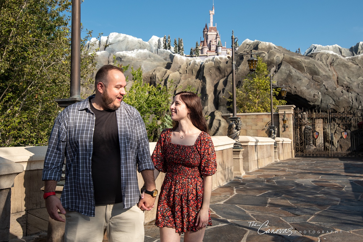 Proposal Photos at Magic Kingdom