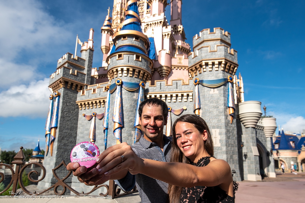 A Proposal at Magic Kingdom’s Wishing Well