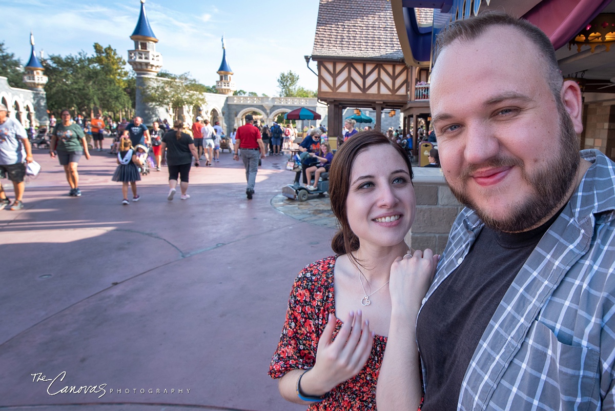 Proposal Photos at Magic Kingdom