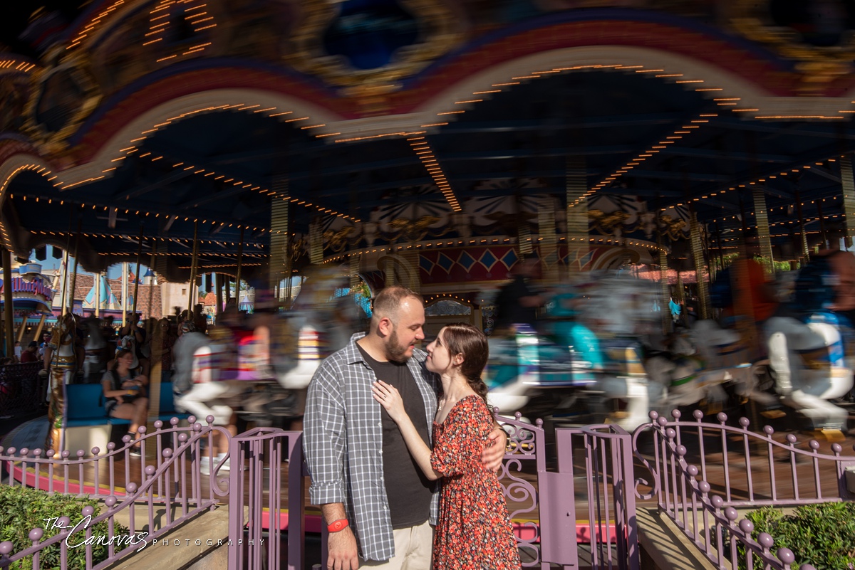 Proposal Photos at Magic Kingdom