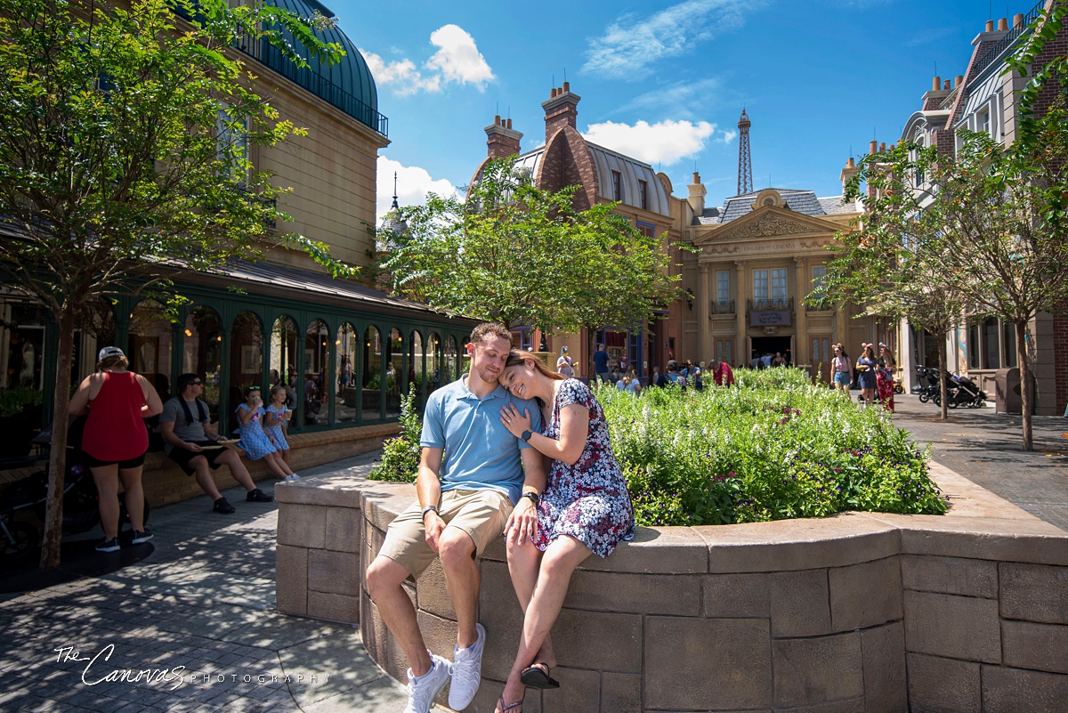 Proposal Photography at Epocot - Disney World