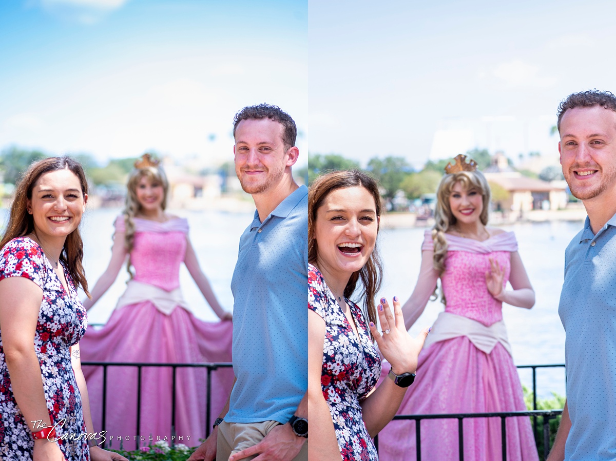 Proposal Photography at Epocot - Disney World