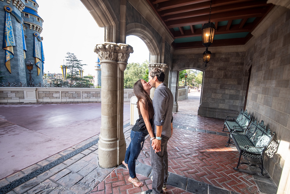 A Proposal at Magic Kingdom’s Wishing Well