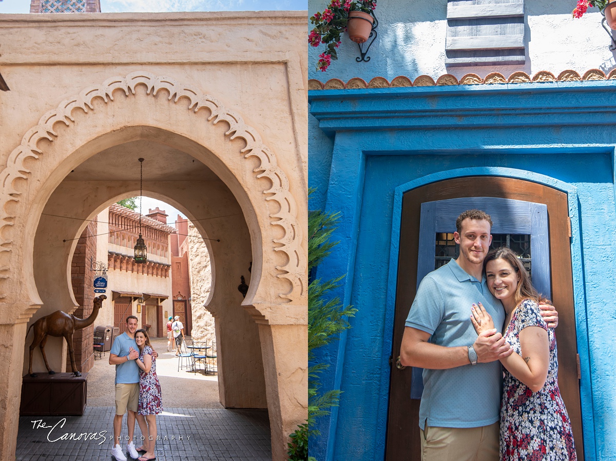 Proposal Photography at Epocot - Disney World