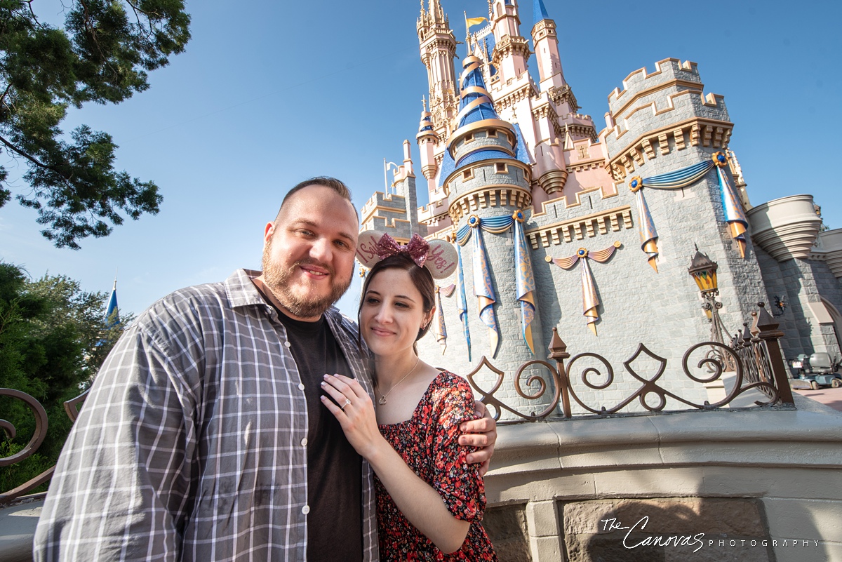 Proposal Photos at Magic Kingdom