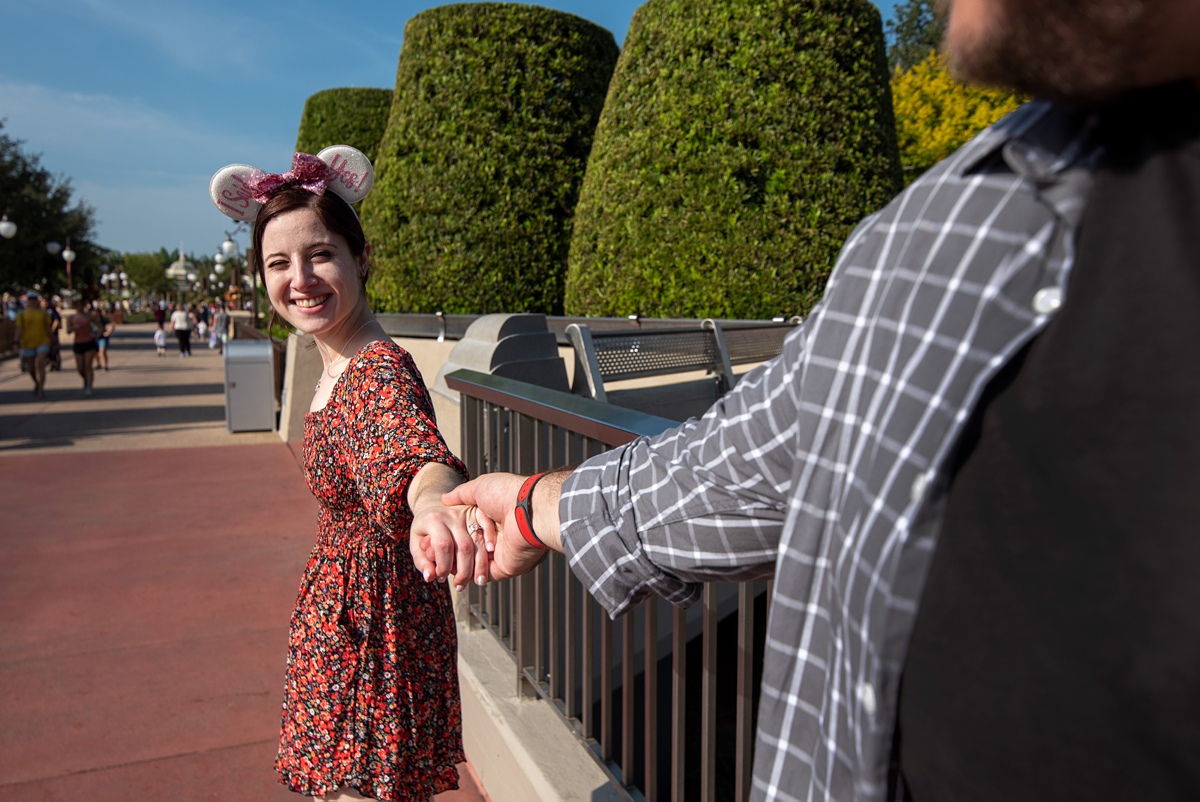 Proposal Photos at Magic Kingdom