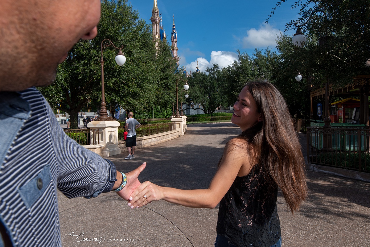 A Proposal at Magic Kingdom’s Wishing Well