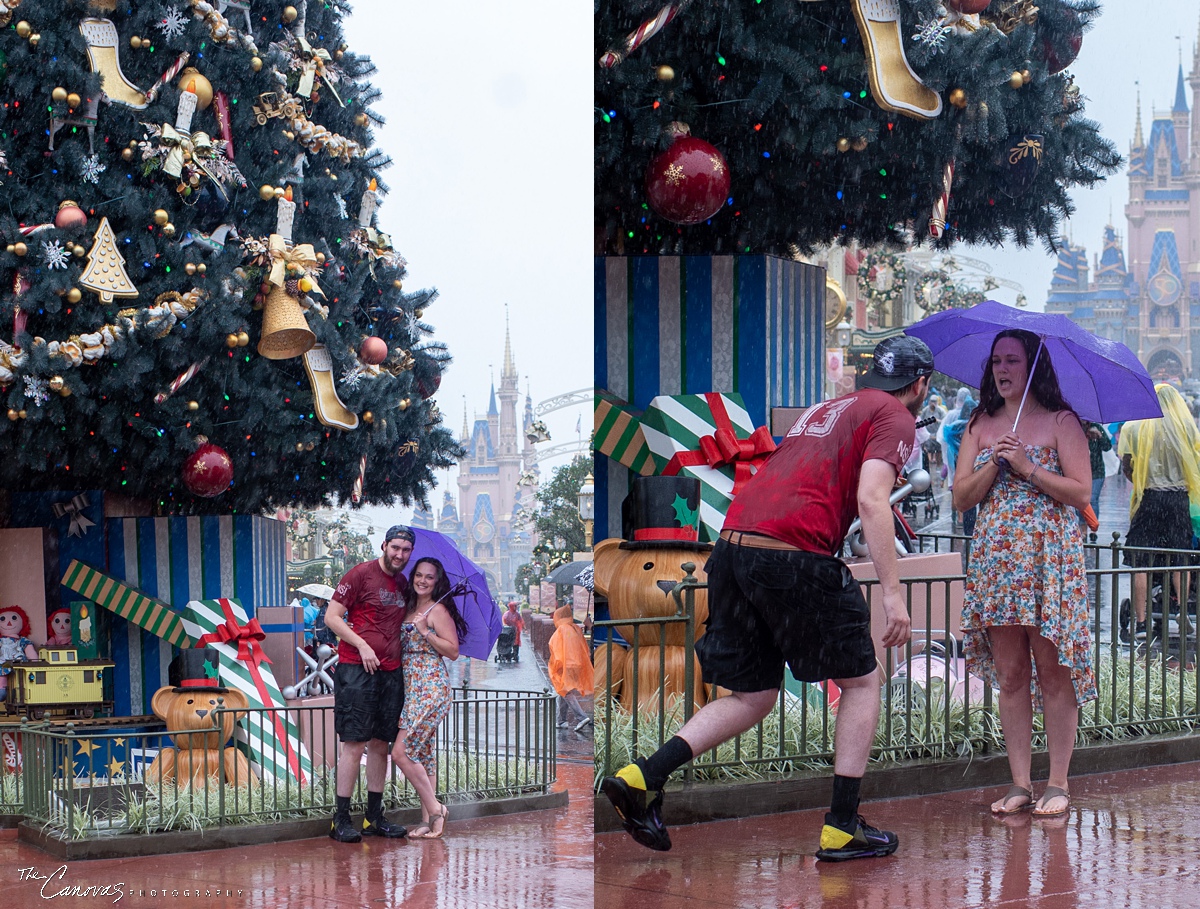 magic kingdom proposal orlando photography, proposal photography near me