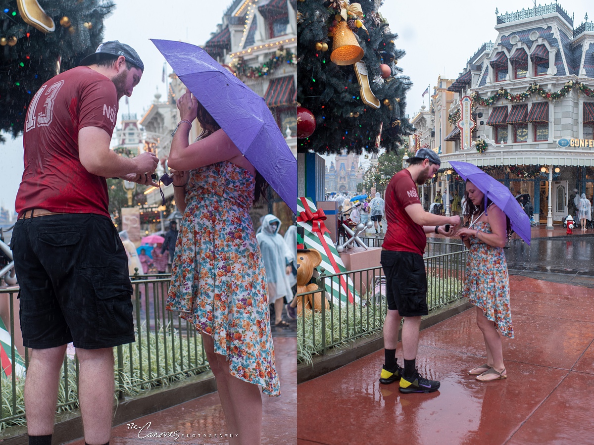 magic kingdom orlando proposal photography, proposal photography near me