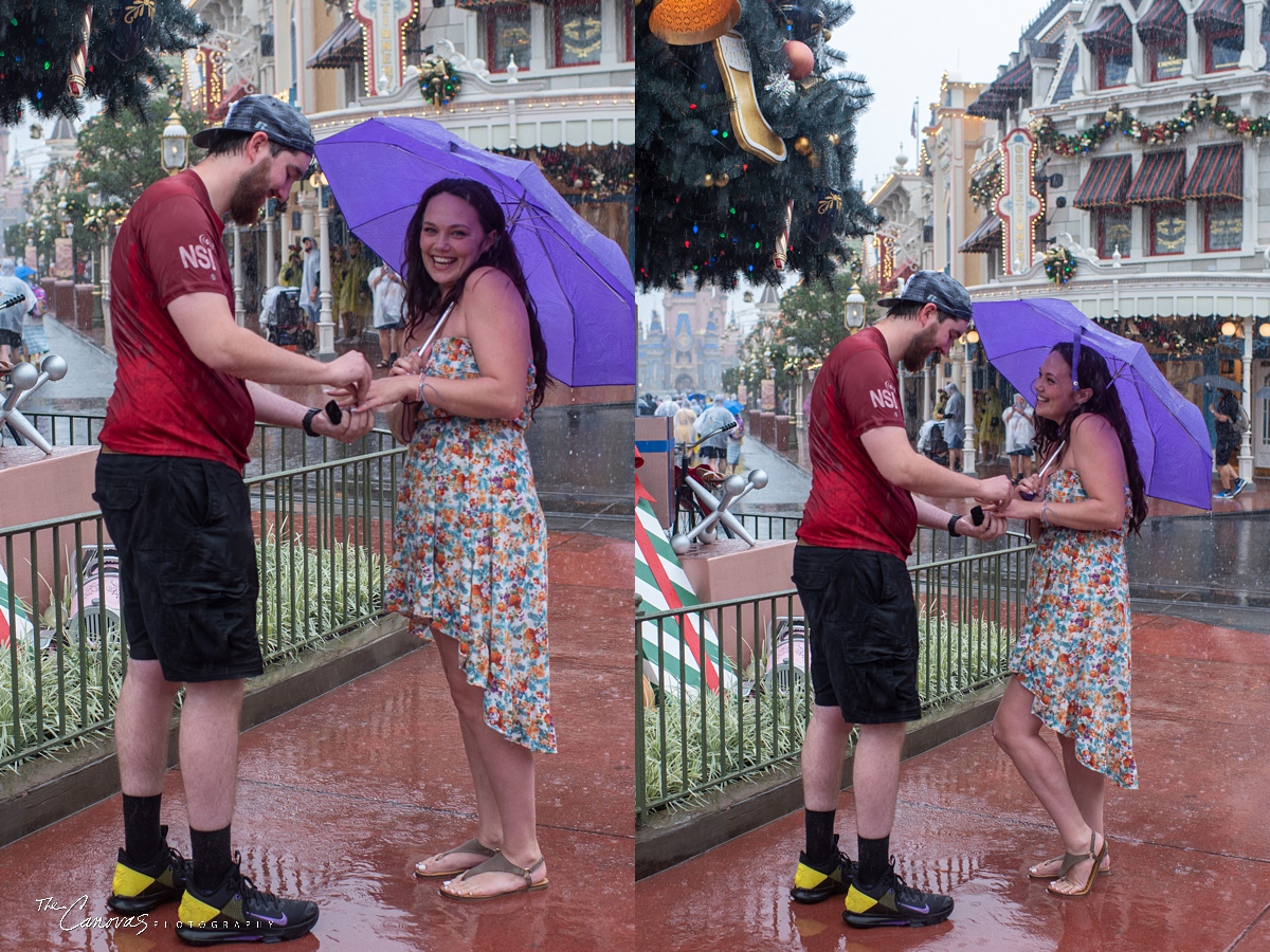 magic kingdom orlando proposal photography, proposal photography near me