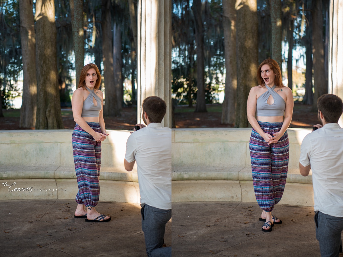 Proposal Photos at Kraft Azalea Gardens