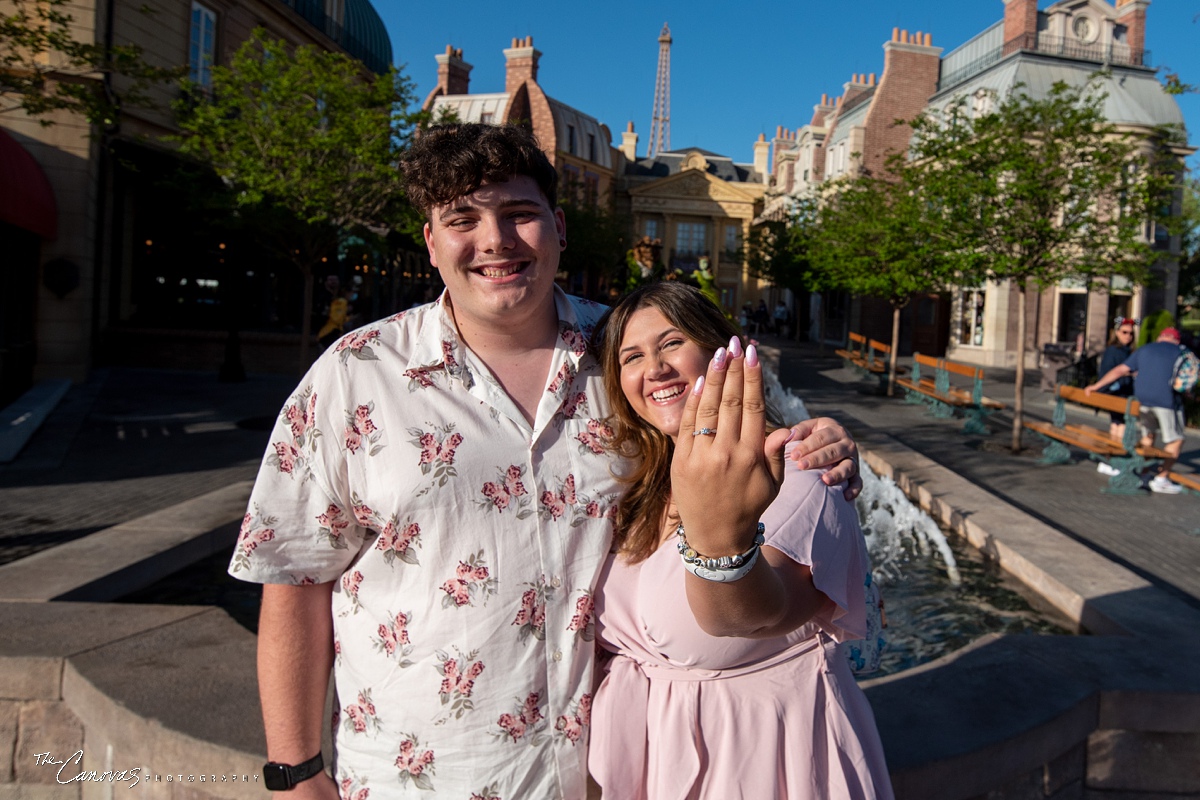 Proposal Photos at Epcot