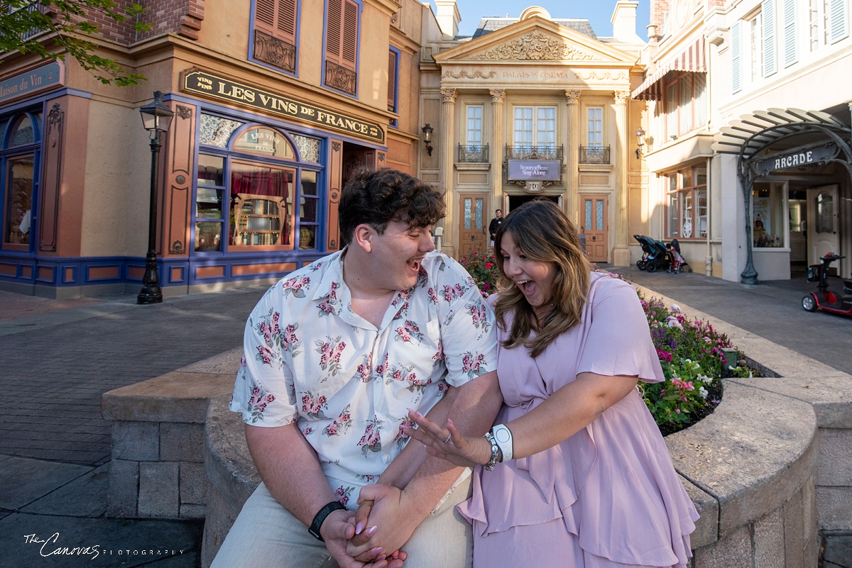 Proposal Photos at Epcot