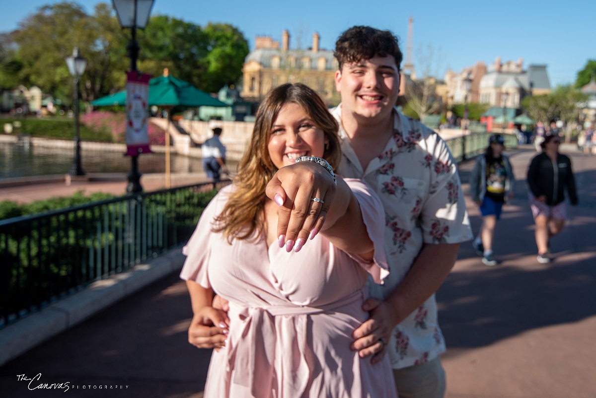 Proposal Photos at Epcot