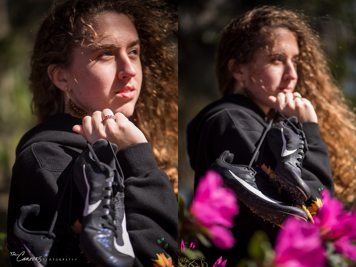 Senior Portraits at Kraft Azalea Garden
