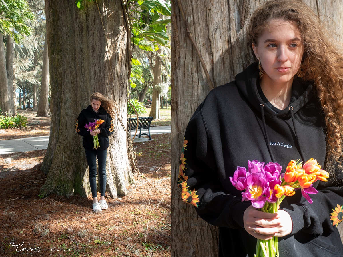 Senior Portraits at Kraft Azalea Garden
