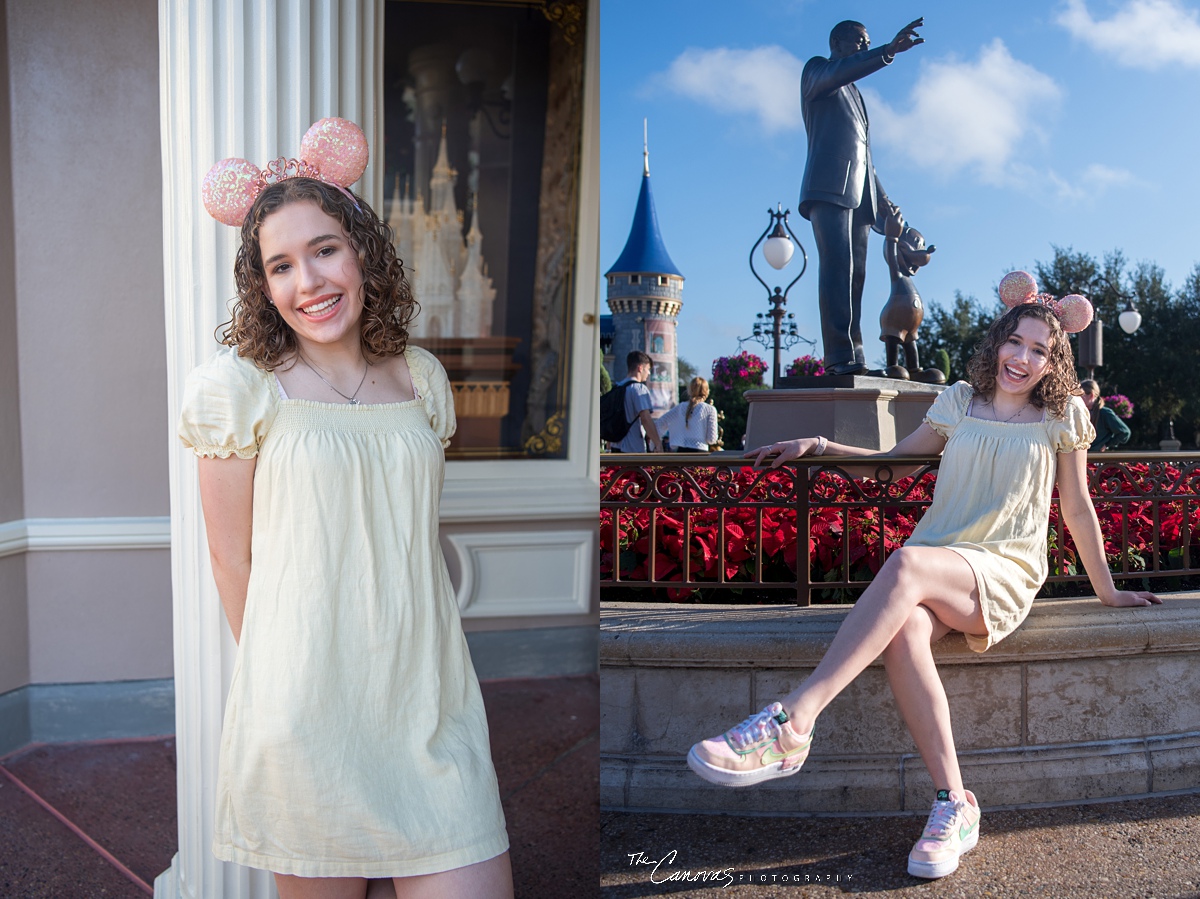  Senior Photo Shoot at Disney World