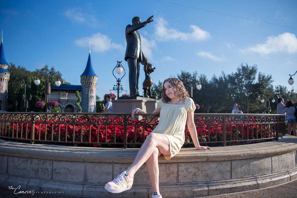  Senior Photo Shoot at Disney World