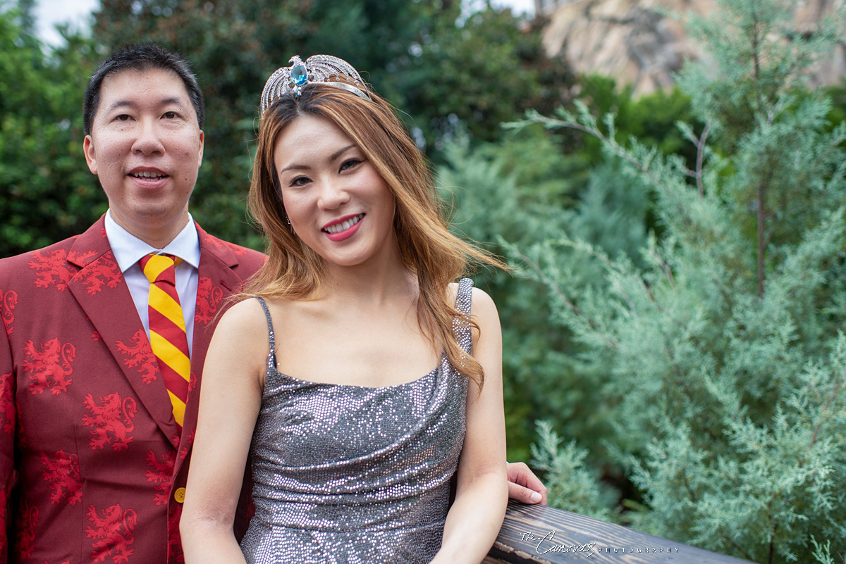 universal studios elopement photography, engagement photography universal studios orlando