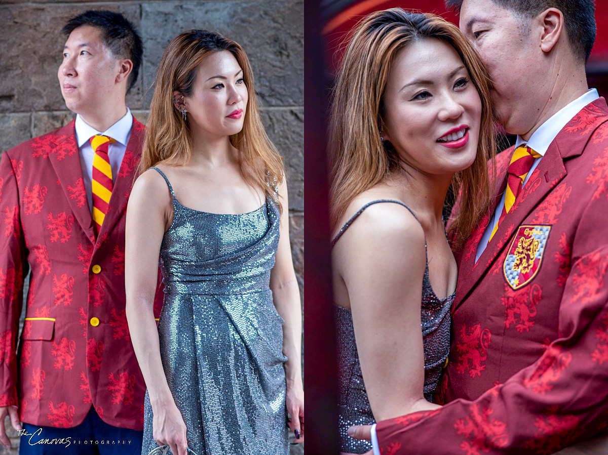 universal studios elopement photography, engagement photography universal studios orlando