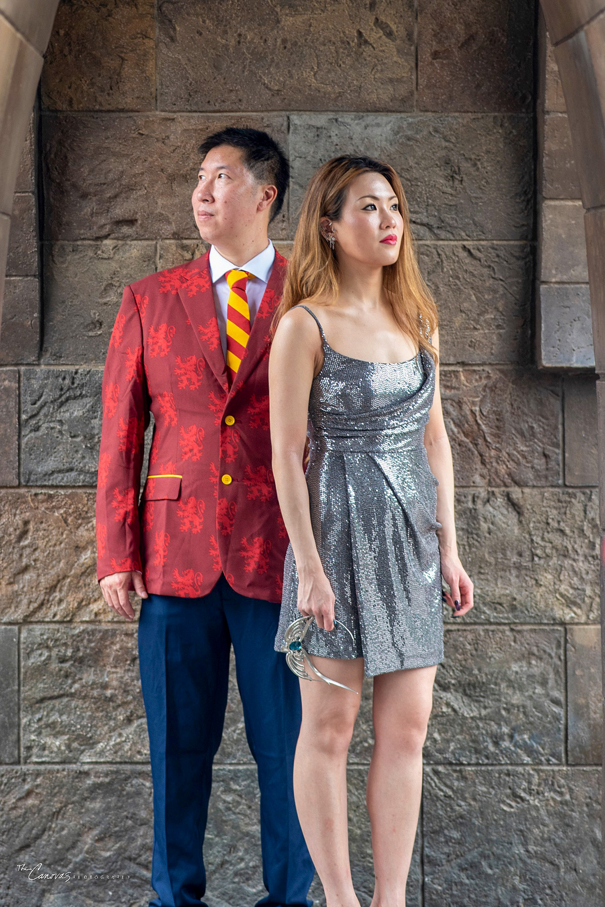 universal studios elopement photography, engagement photography universal studios orlando