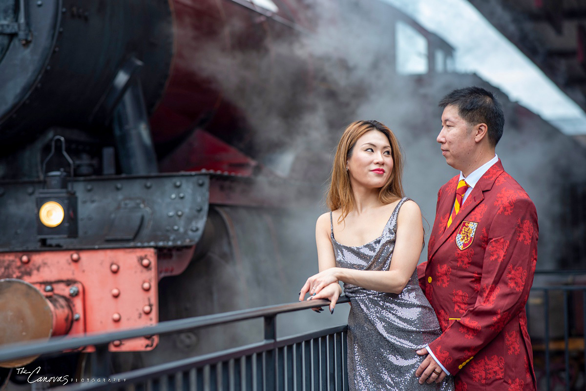 universal studios elopement photography, engagement photography universal studios orlando