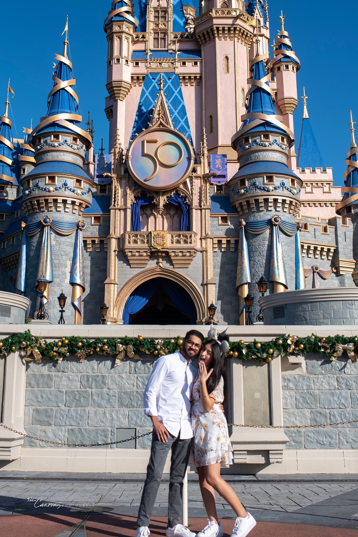 Surprise Proposal Photos at the Magic Kingdom