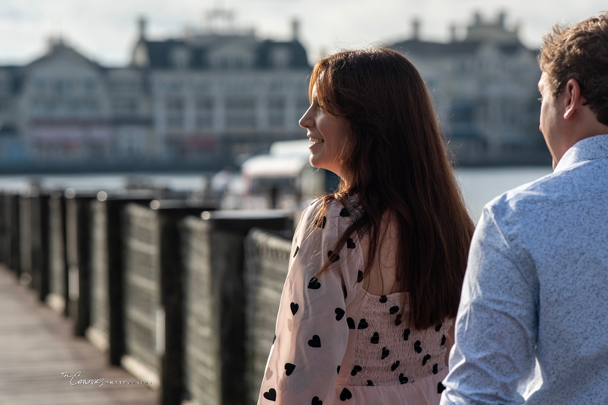 Engagement Portraits on Disney’s Boardwalk